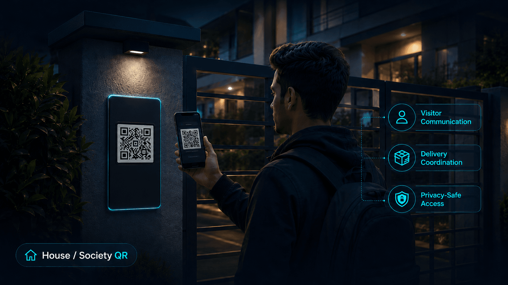 House & Society QR: Smarter Visitor Communication for Modern Homes