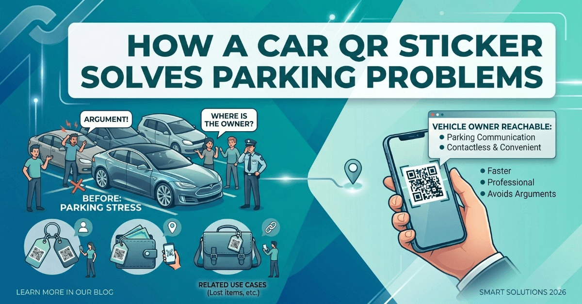 How QR Stickers Can Save Your Car in Parking Emergencies